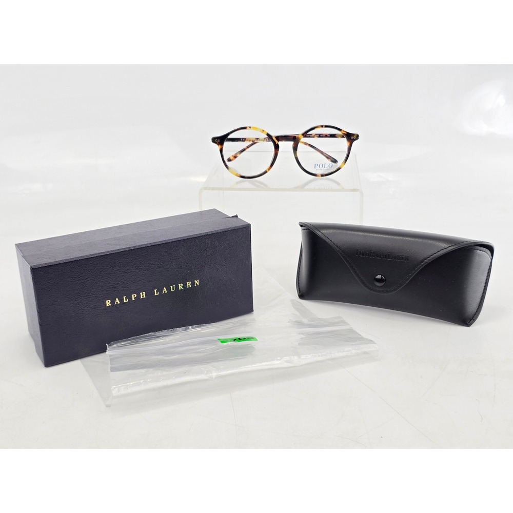 Polo Ralph Lauren Eyeglasses Unisex 50-21-145 Shiny Milky Yellow Havana - New